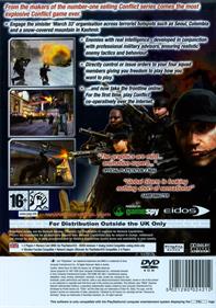 Conflict: Global Terror - Box - Back Image