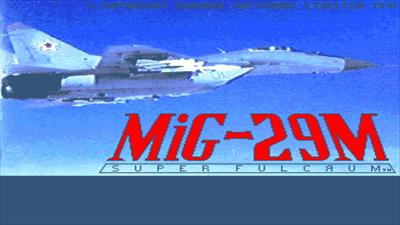 MiG-29M Super Fulcrum - Screenshot - Game Title Image