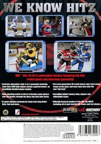 NHL Hitz 2002 - Box - Back Image