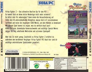 Virtua Fighter 2 - Box - Back Image