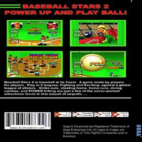 Baseball Stars 2 - Box - Back Image