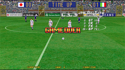 Virtua Striker 2 '99 - Screenshot - Game Over Image