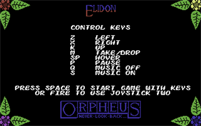 Elidon - Screenshot - Game Title Image