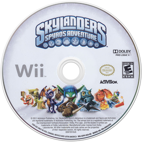 Skylanders: Spyro's Adventure - Disc Image