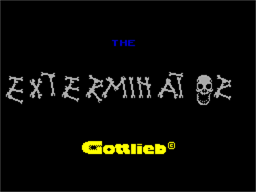 Exterminator (Audiogenic Software) - Screenshot - Game Title Image