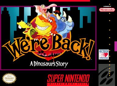 We're Back! A Dinosaur's Story - Box - Front Image