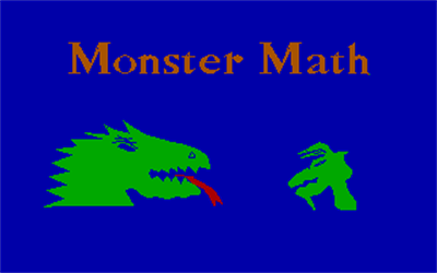 Monster Math - Screenshot - Game Title Image
