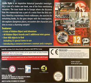 Linda Hyde: Vampire Mansion - Box - Back Image