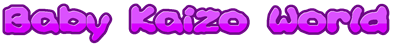 Baby Kaizo World - Clear Logo Image