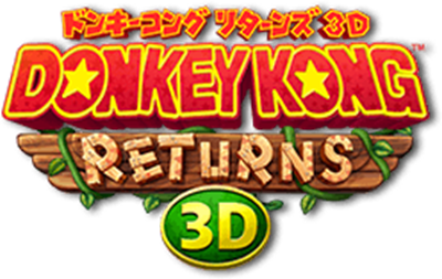 Donkey Kong Country Returns 3D - Clear Logo Image