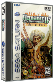 Romance of the Three Kingdoms IV: Wall of Fire - Box - 3D Image