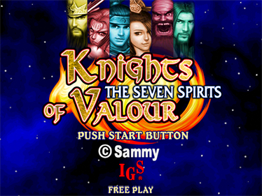 Knights of Valour: The Seven Spirits - Screenshot - Game Title Image