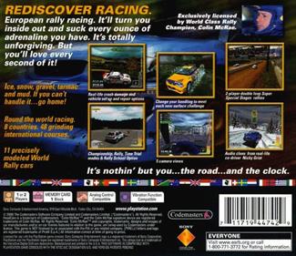 Colin McRae Rally - Box - Back Image