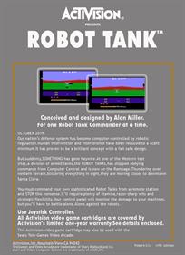 Robot Tank - Box - Back Image