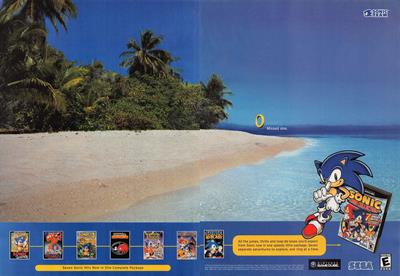 Sonic Mega Collection - Advertisement Flyer - Front Image