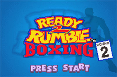 Ready 2 Rumble Boxing: Round 2 - Screenshot - Game Title Image