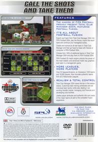 Total Club Manager 2004 - Box - Back Image