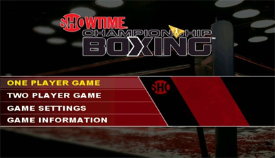 Showtime Championship Boxing - Screenshot - Game Title Image