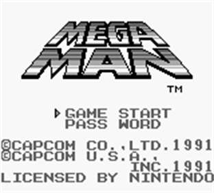 Mega Man: Dr. Wily's Revenge - Screenshot - Game Title Image