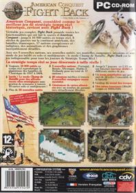 American Conquest: Fight Back - Box - Back Image