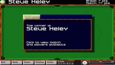 Arcade Snooker - Screenshot - Game Over Image