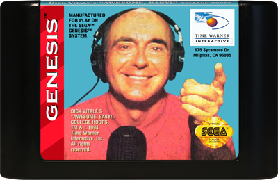 Dick Vitale's "Awesome, Baby!" College Hoops - Cart - Front Image