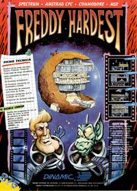 Freddy Hardest - Advertisement Flyer - Front