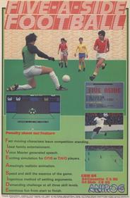 Five-a-Side Soccer - Advertisement Flyer - Front Image