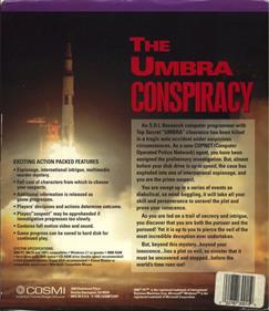 The Umbra Conspiracy - Box - Back Image