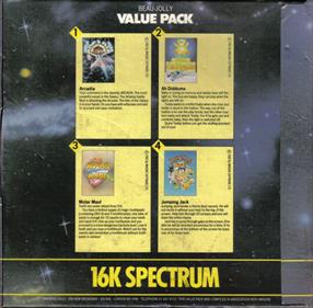 Value Pack (16K Spectrum) - Box - Back Image