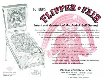 Flipper Fair - Advertisement Flyer - Front Image