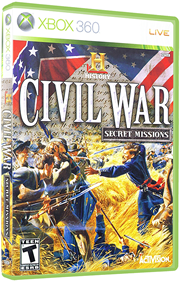 The History Channel: Civil War: Secret Missions - Box - 3D Image