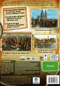 Anno 1404: Gold Edition - Box - Back Image