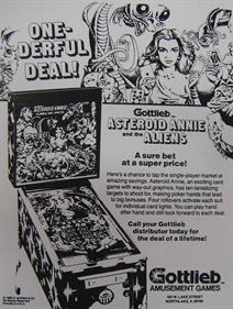 Asteroid Annie and the Aliens - Advertisement Flyer - Front Image