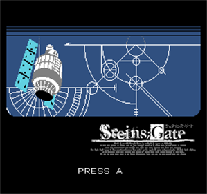 8-Bit Adventure Steins;Gate - Screenshot - Game Title Image