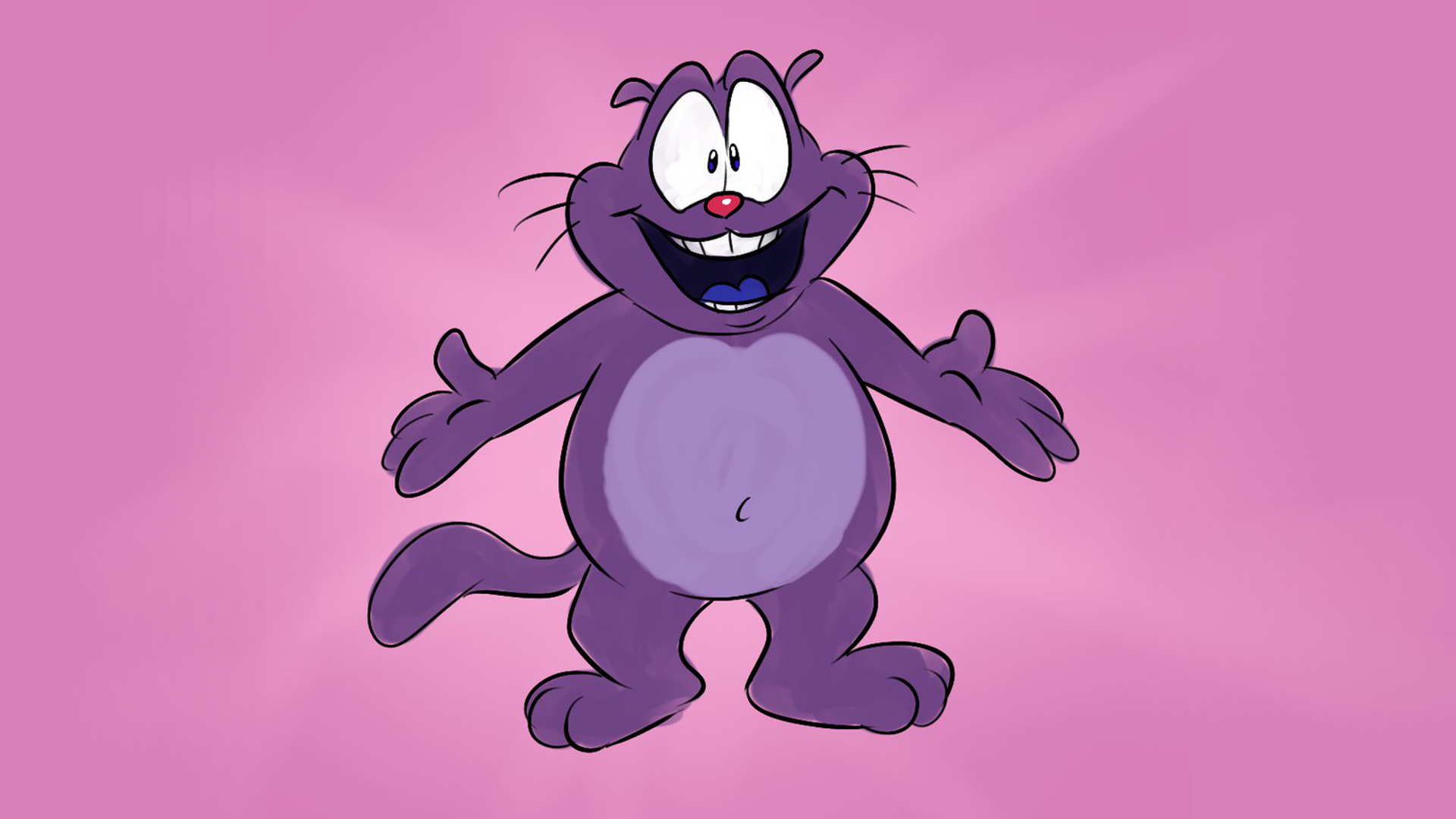 Фиолетовый кот из попи. Кот ИК (EEK! The Cat). Кот ИК И ужасные.