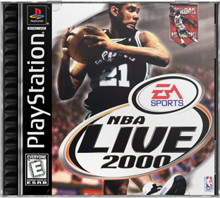 NBA Live 2000 - Box - Front - Reconstructed Image