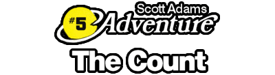 Scott Adams' Graphic Adventure #5: The Count  - Clear Logo Image