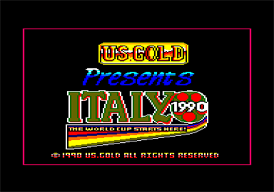 Italy 1990 - Screenshot - Game Title Image