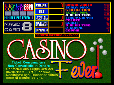 Casino Fever 1k - Screenshot - Game Title Image