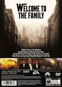 The Godfather: The Game - Box - Back Image