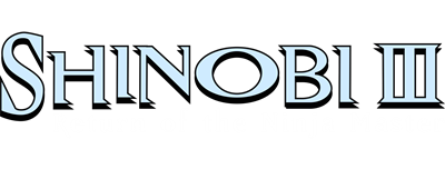 Shinobi III: Return of the Ninja Master - Clear Logo Image