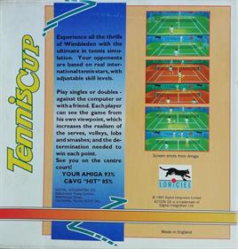 Tennis Cup - Box - Back Image