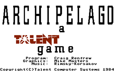Archipelago - Screenshot - Game Title Image