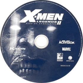 X-Men Legends II: Rise of Apocalypse - Disc Image