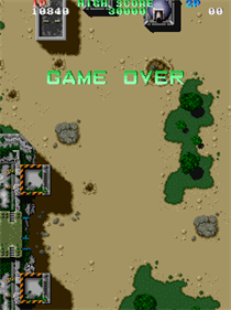 Twin Cobra - Screenshot - Game Over Image