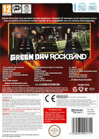 Green Day: Rock Band - Box - Back Image
