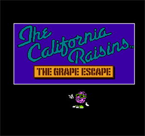 The California Raisins: The Grape Escape - Screenshot - Game Title Image