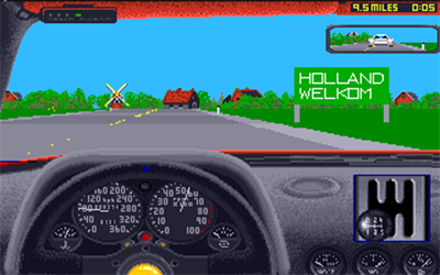 Test Drive II Scenery Disk: European Challenge - Screenshot - Gameplay Image