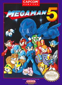 Mega Man 5 - Fanart - Box - Front Image
